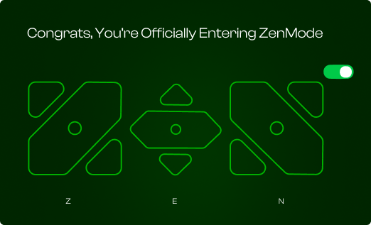 The mark rotated into Z, E and N